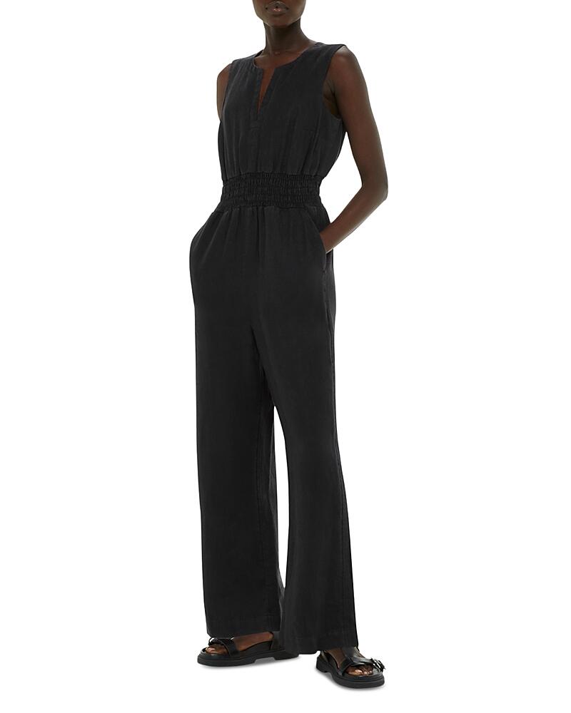 Whistles Melanie Linen Jumpsuit Cover