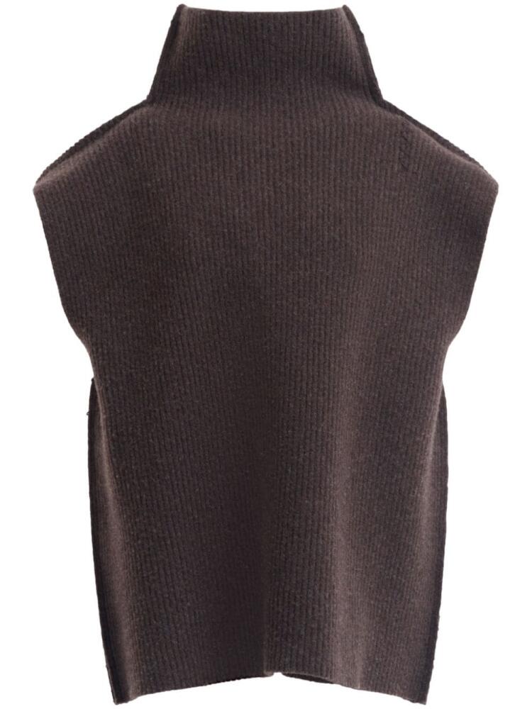 Marni High neck mini dress - Brown Cover