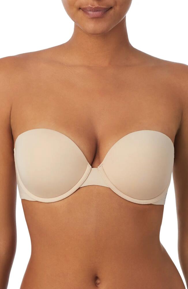 DKNY Smooth Strapless Underwire Push-Up Bra in Cashmere Cover