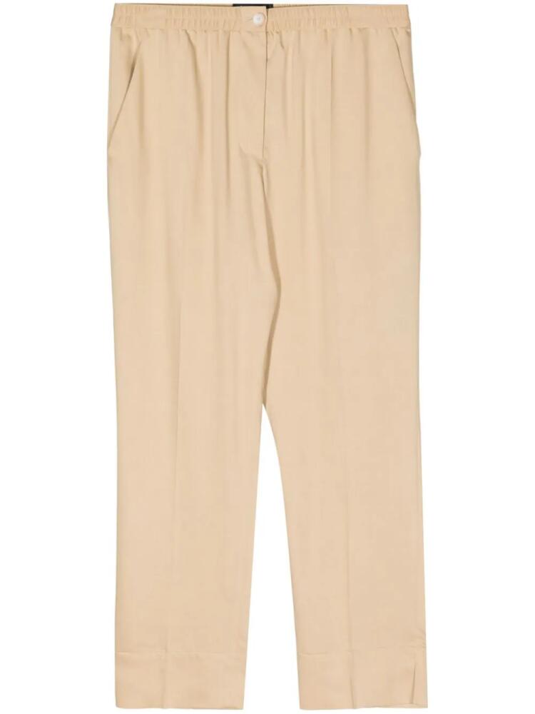 JOSEPH mid-rise straight-leg trousers - Brown Cover