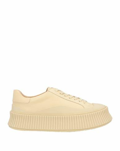 Jil Sander Woman Sneakers Beige Soft Leather Cover