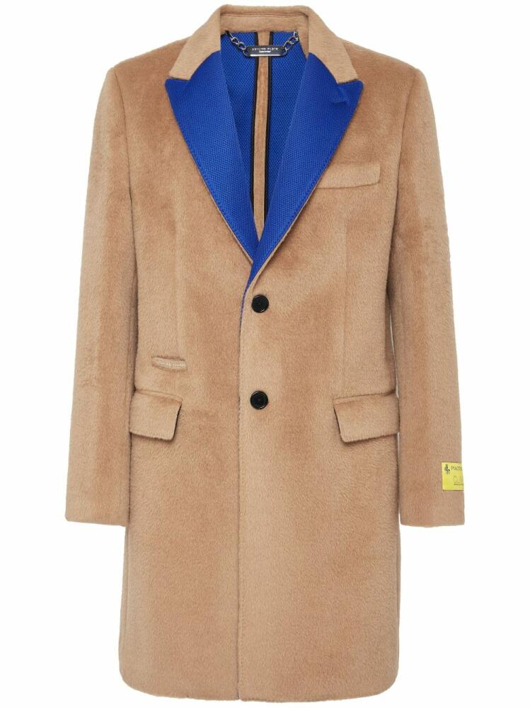 Philipp Plein single-breasted wool coat - Neutrals Cover