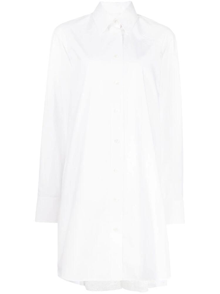 Viktor & Rolf 'Bring Sexy Back' lace-insert blouse - White Cover