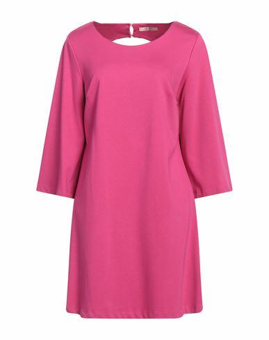 No-nà Woman Mini dress Fuchsia Viscose, Nylon, Elastane Cover