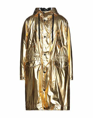 Dolce & gabbana Man Overcoat & Trench Coat Gold Polyester, Polyurethane Cover