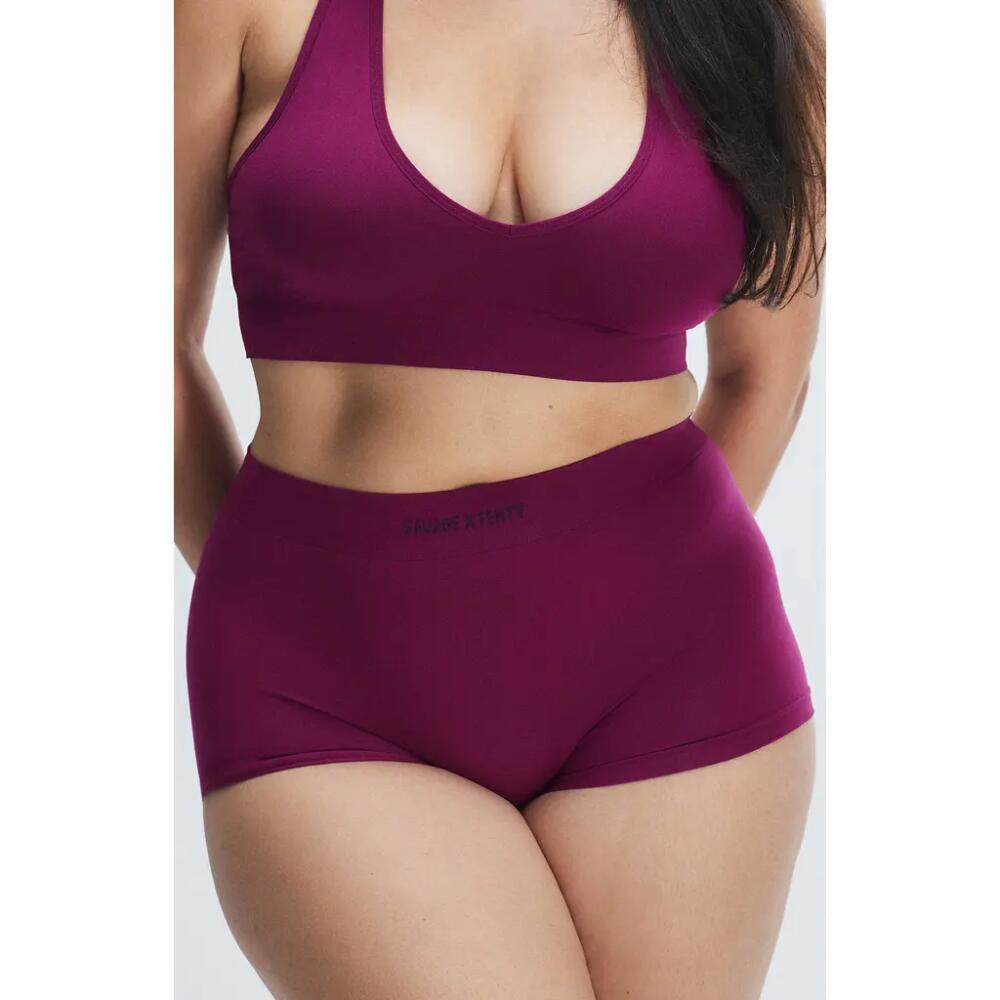 SAVAGE X FENTY Seamless Boyshorts in Sugarplum Purple Cover