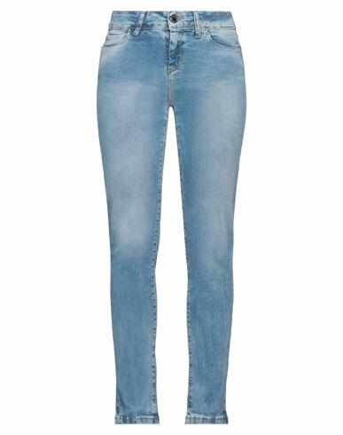 Fly Girl Woman Jeans Blue Cotton, Elastane Cover