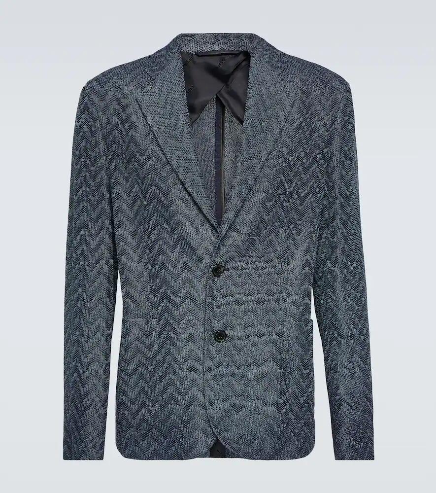 Missoni Single-breasted cotton blazer Cover