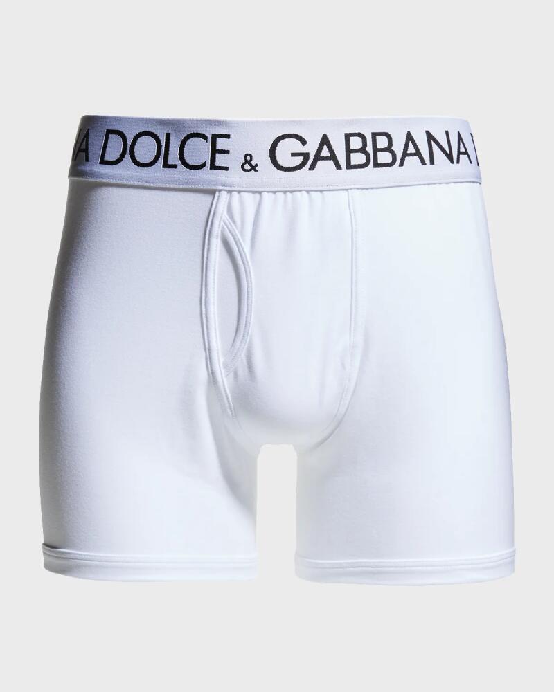 Dolce & Gabbana Men's Long Logo Boxers Cover