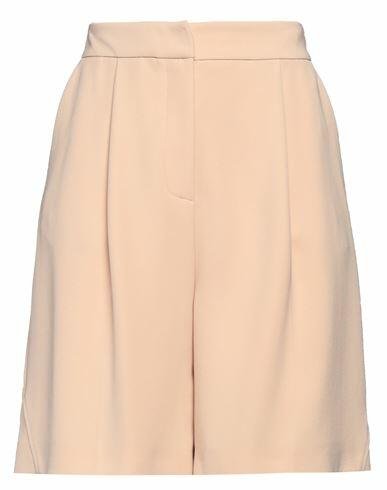 Simona Corsellini Woman Shorts & Bermuda Shorts Sand Polyester, Elastane Cover