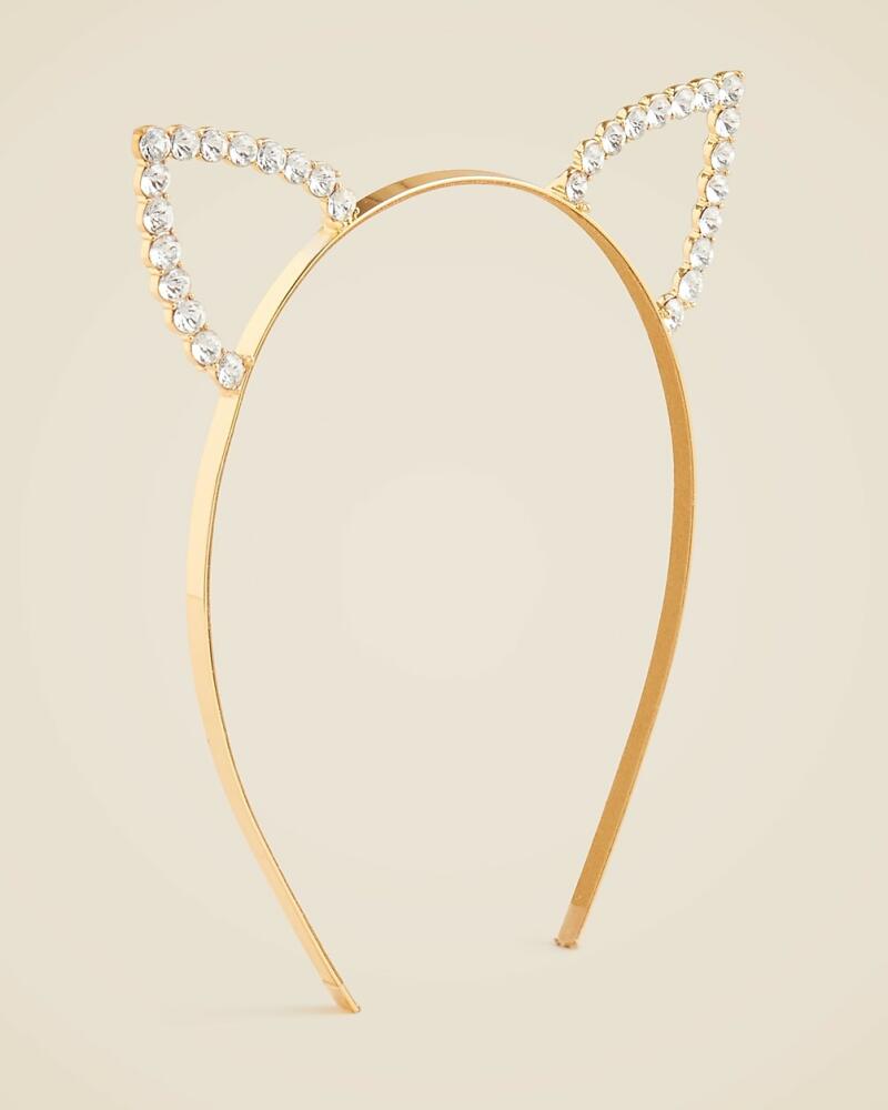 J.Crew Girls' jeweled cat ear headband Cover