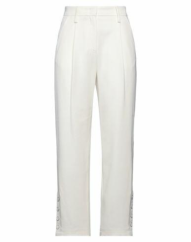 Giorgio Armani Woman Pants Ivory Virgin Wool Cover