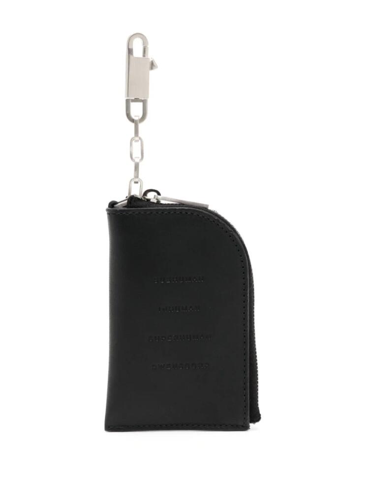 Rick Owens leather hook wallet - Black Cover