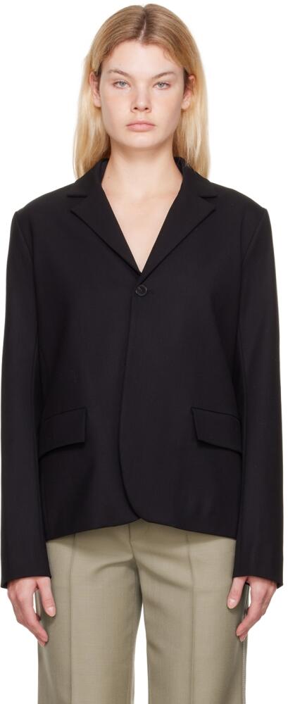 GAUCHERE Black Cutout Blazer Cover