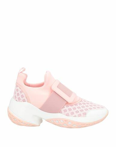 Roger Vivier Woman Sneakers Pink Textile fibers Cover