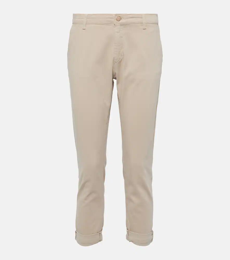 AG Jeans Caden mid-rise twill tapered pants Cover