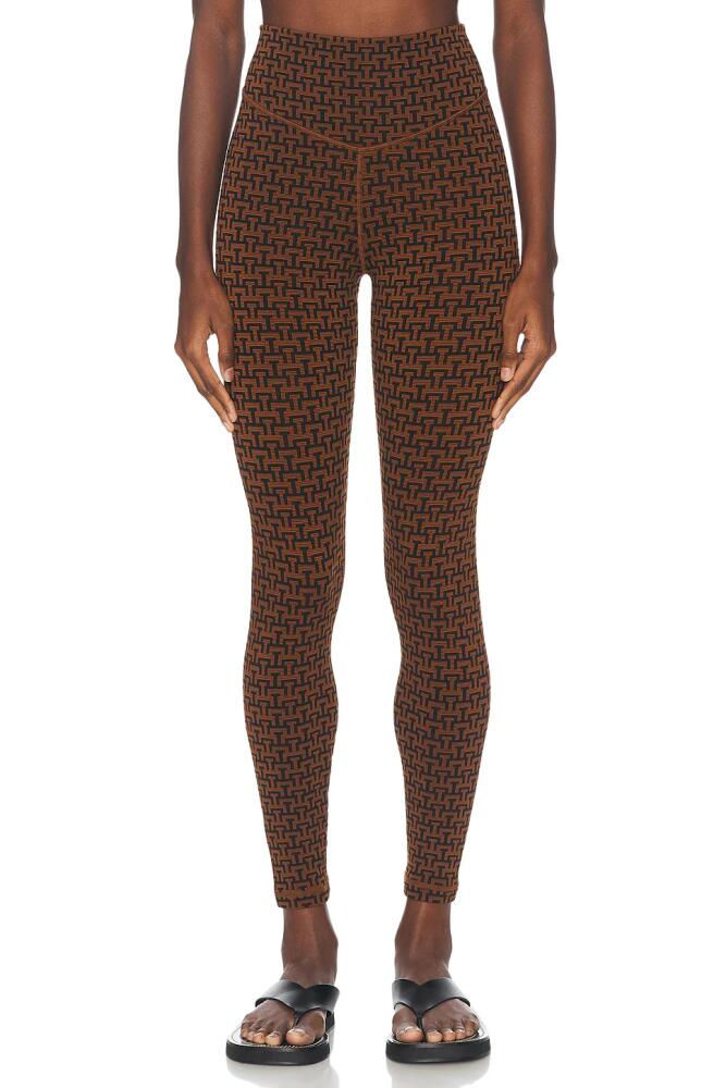 THE UPSIDE Obsidian 25' High Midi Legging in Brown Cover