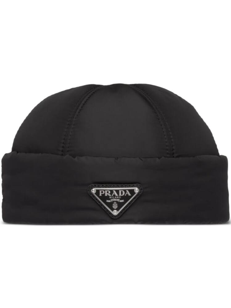 Prada Re-Nylon padded beanie - Black Cover