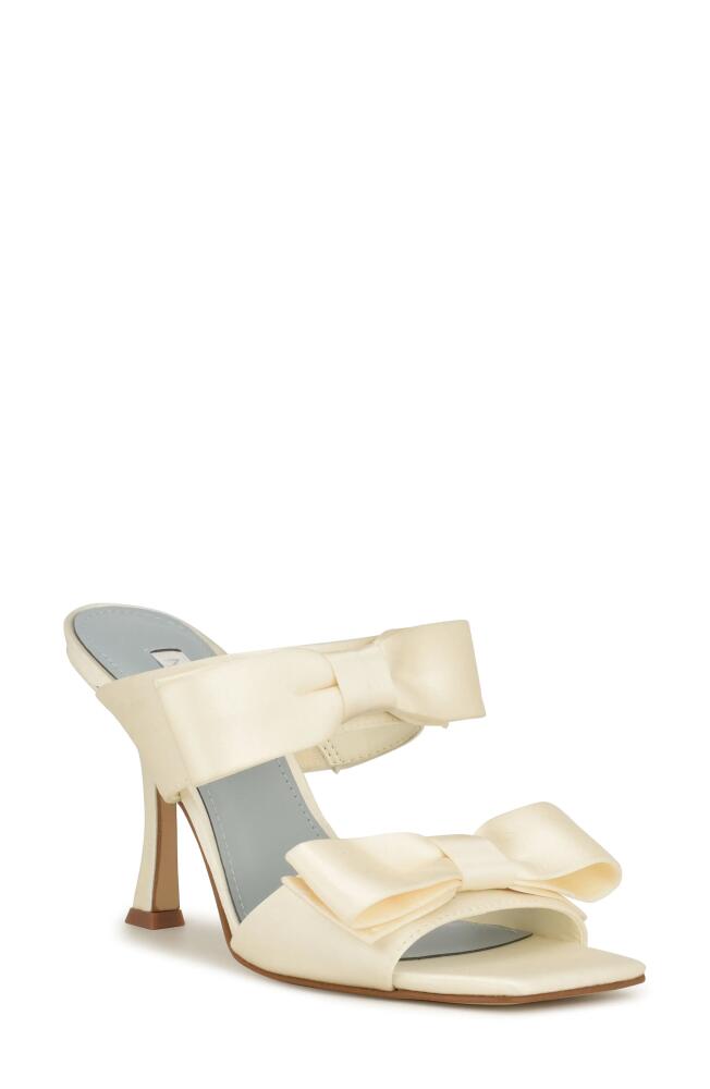 Nine West Yoloh Slide Sandal in Ivory Cover