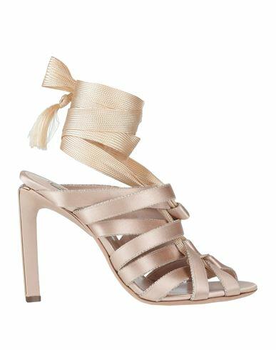 Giorgio Armani Woman Sandals Blush Textile fibers Cover