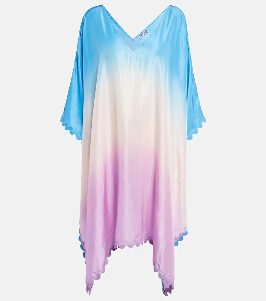 Juliet Dunn Ombré silk poncho Cover