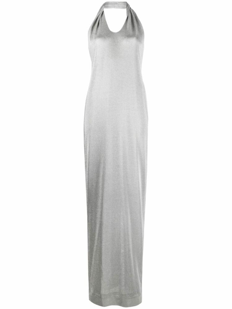 TOVE Malaika low back dress - Silver Cover