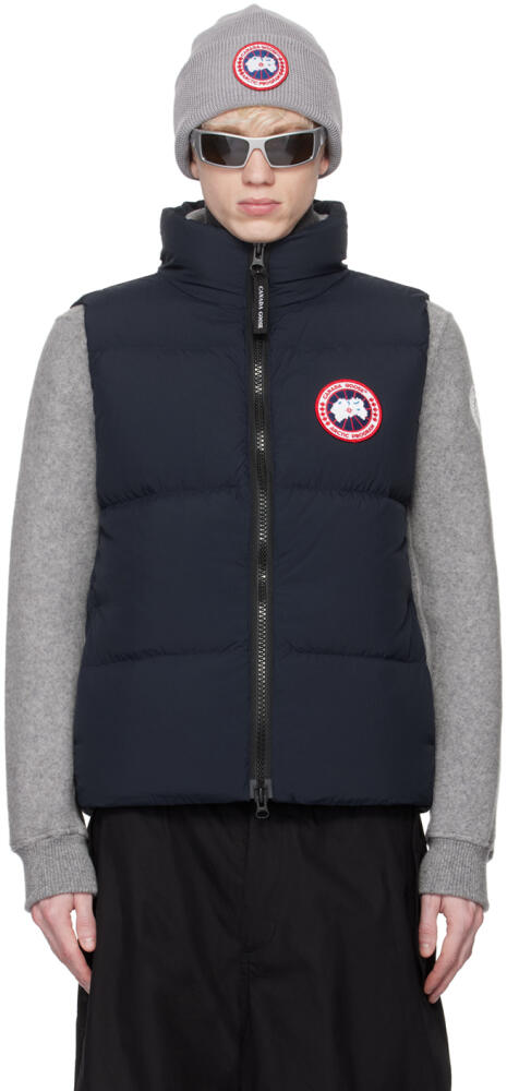 Canada Goose Navy Lawrence Down Vest Cover