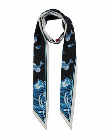 Valentino Garavani Man Scarf Black Silk Cover