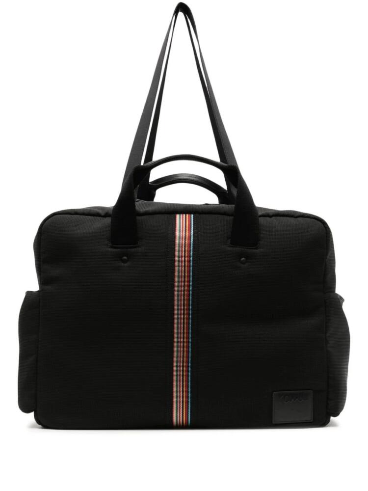 Paul Smith stripe-detail zip-up holdall - Black Cover