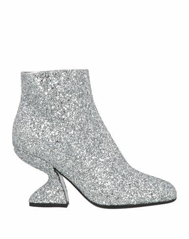 Ferragamo Woman Ankle boots Silver Leather Cover