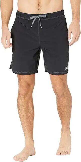 SAXX UNDERWEAR Oh Buoy 2-in-1 7 Volley (Black) Men's Swimwear Cover