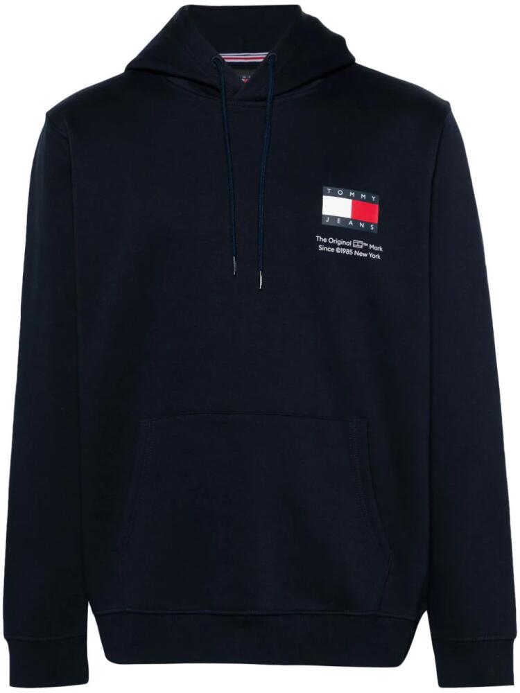 Tommy Jeans logo-print cotton hoodie - Blue Cover