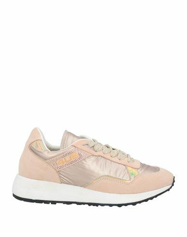 Cesare Paciotti 4us Woman Sneakers Blush Soft Leather, Textile fibers Cover