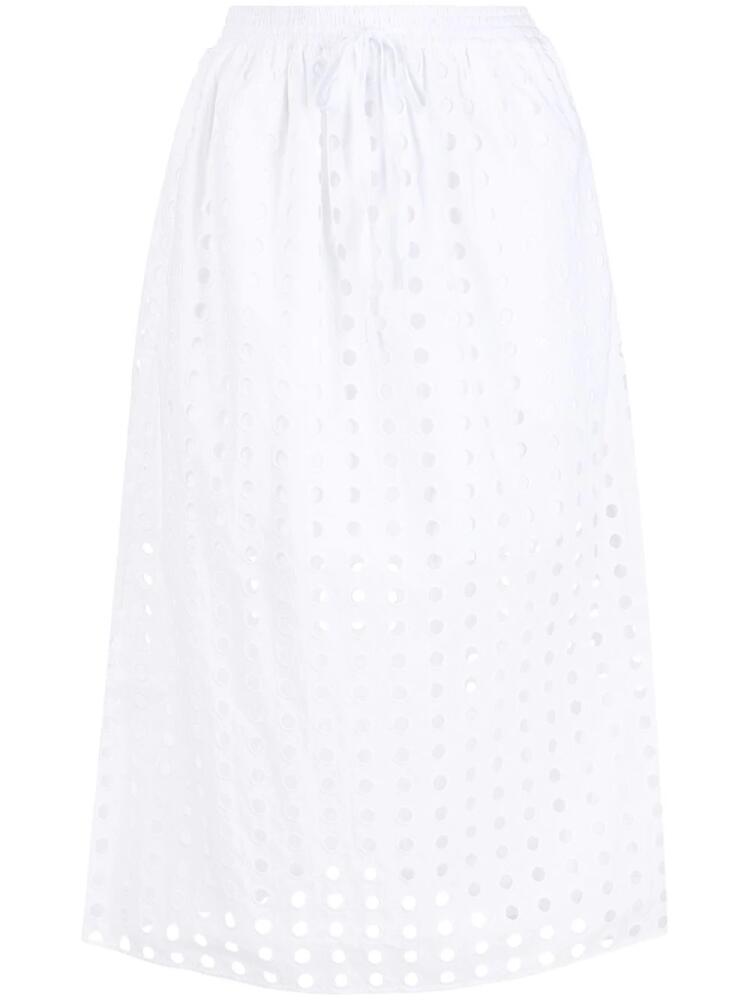 See by Chloé broderie-anglaise A-line skirt - White Cover