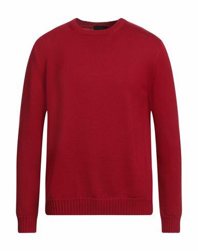 Altea Man Sweater Brick red Virgin Wool Cover