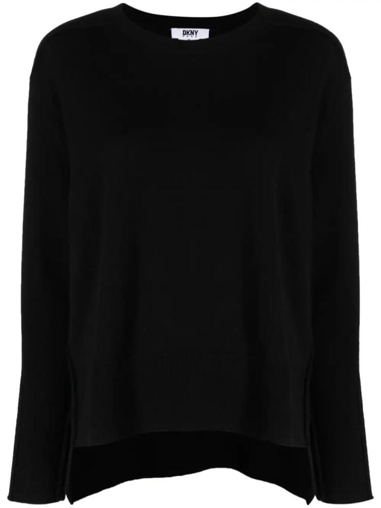 DKNY long-sleeve wool jumper - Black Cover