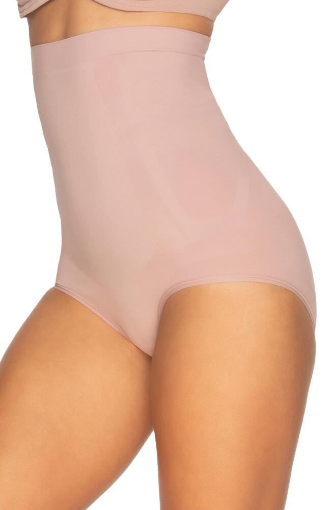 Felina Fusion High Waist Shaper Briefs in Rose Tan Cover