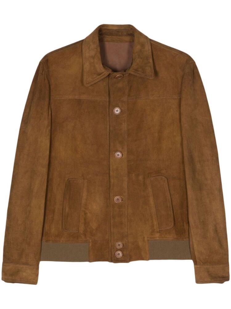 Salvatore Santoro suede leather jacket - Brown Cover