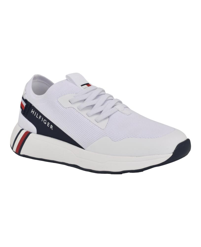 Tommy Hilfiger Women's Arosa Slip-On Jogger Sneaker - White, Dark Blue Cover