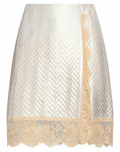 Missoni Woman Mini skirt Gold Cotton, Viscose, Polyamide Cover