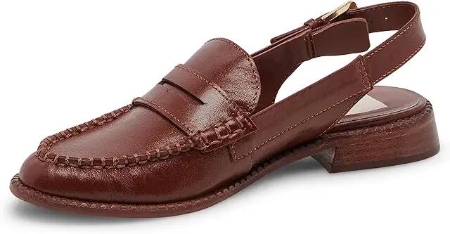 Dolce Vita Hardi (Brown Crinkle Patent) Women's Flat Shoes Cover