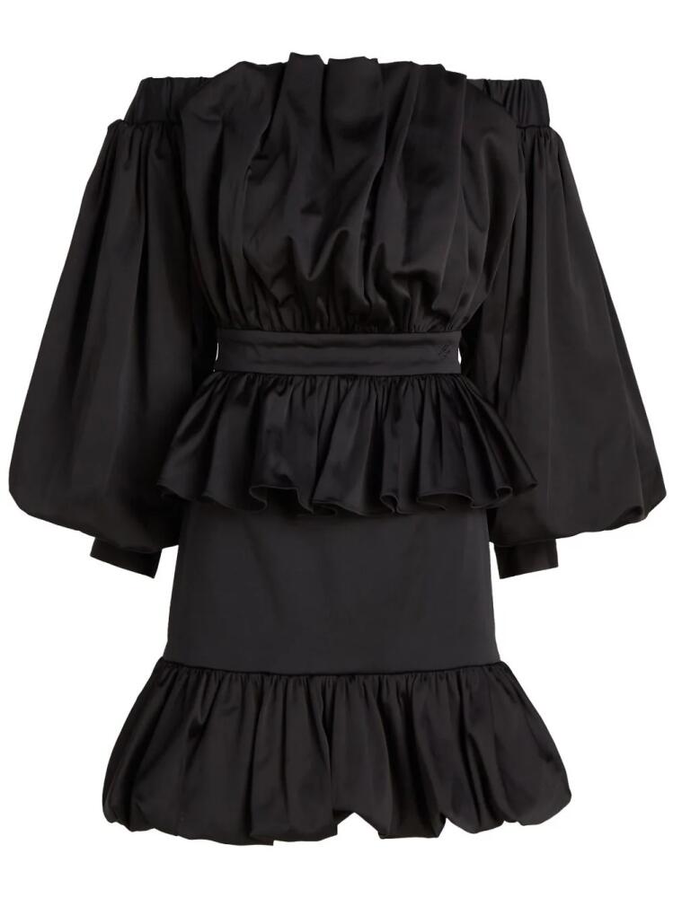 Karl Lagerfeld Hun's Pick ruffled mini dress - Black Cover