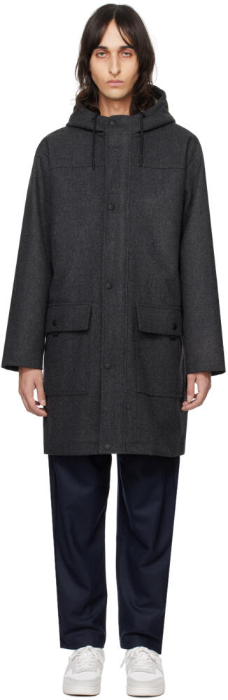 A.P.C. Gray Dave Coat Cover