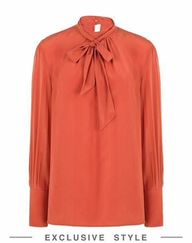 Yoox Net-a-porter For The Prince's Foundation Woman Top Rust Silk Cover