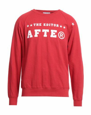 The Editor Man Sweatshirt Red Cotton, Polyester Cover