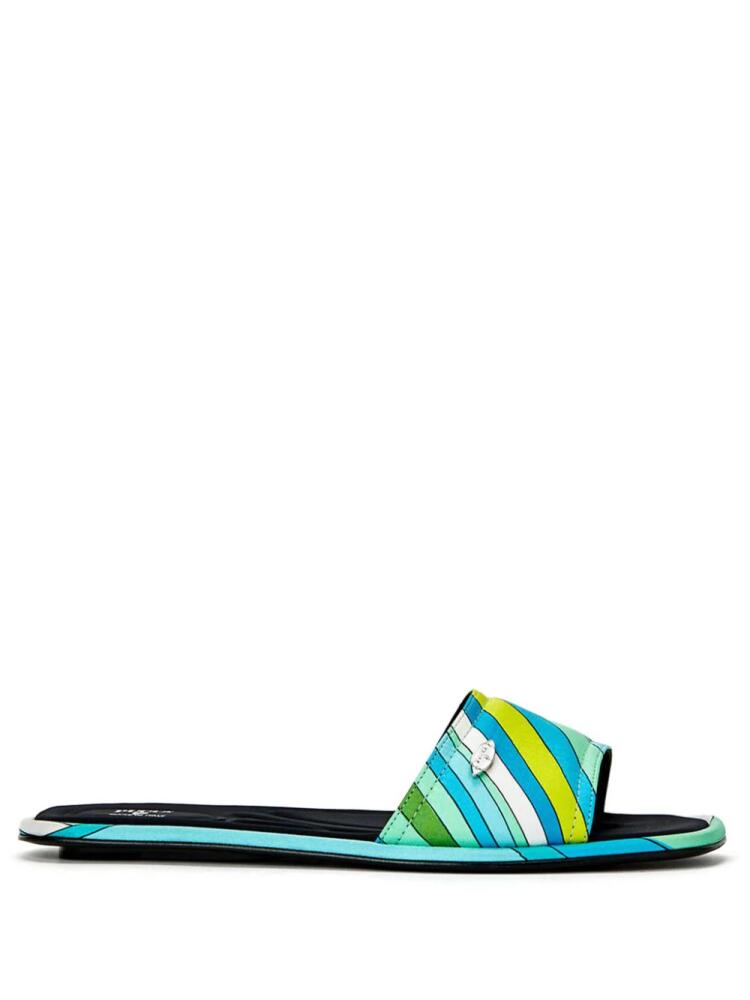 PUCCI Yummy multicolour sandals - Blue Cover