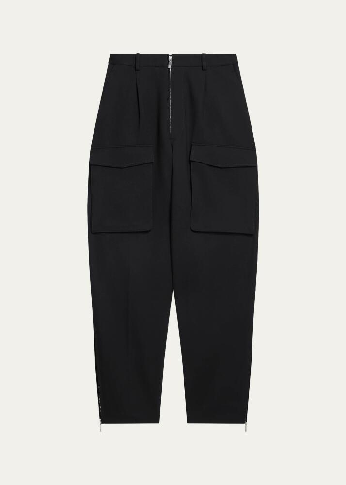 Helmut Lang Men's Jersey Zip Cargo Pants Cover