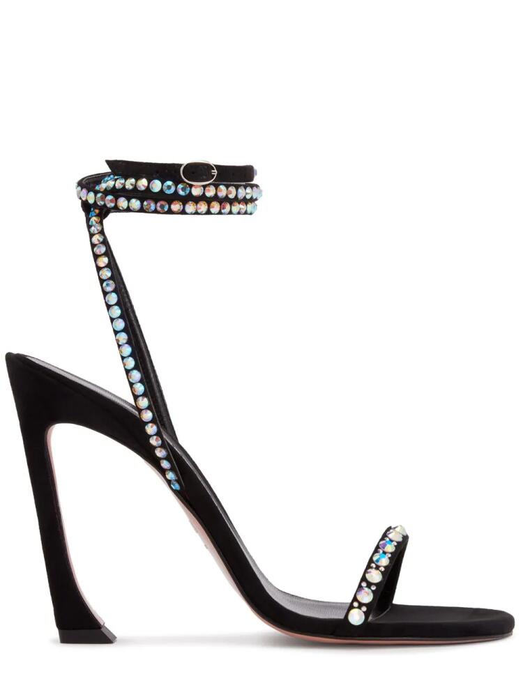 Pīferi Fade 100mm crystal-embellished sandals - Black Cover