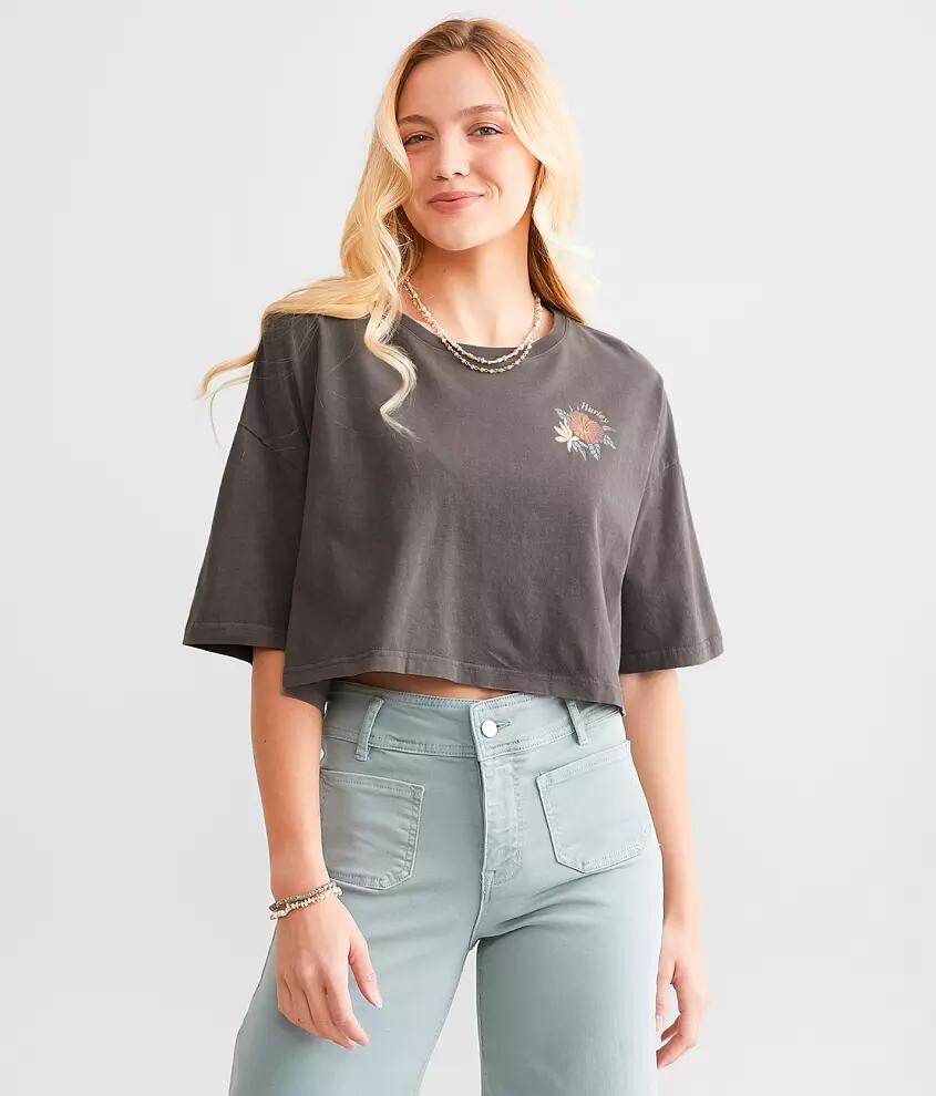 Hurley Paradiso Boyfriend Cropped T-Shirt Cover