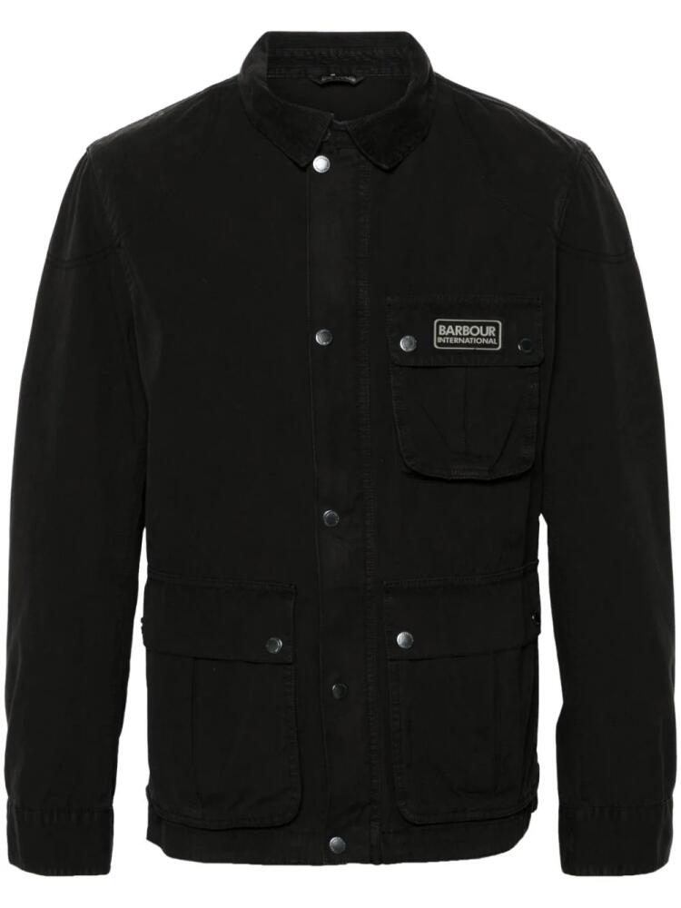 Barbour International Tourer Barwell cotton shirt jacket - Black Cover